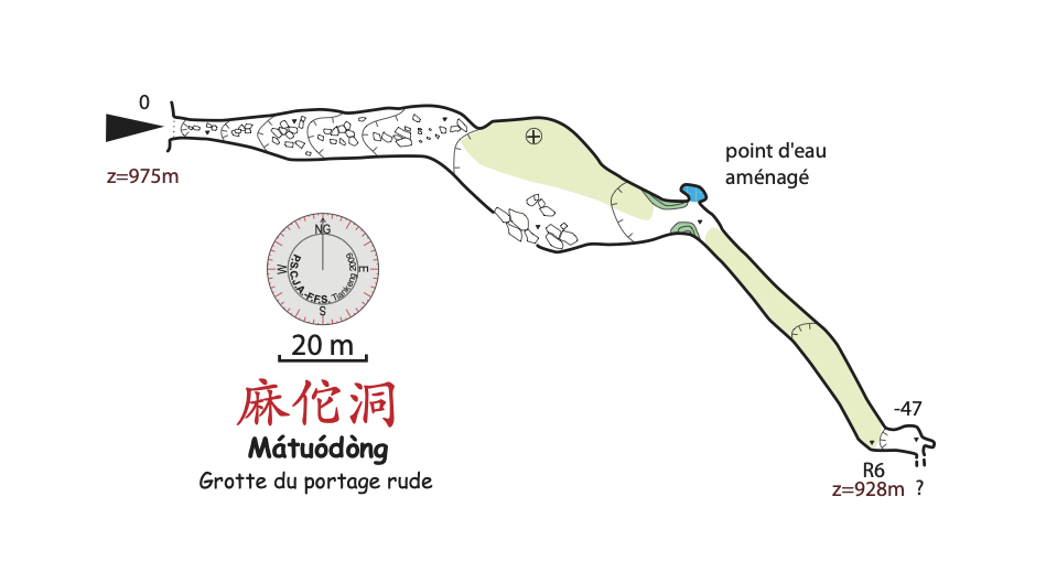 topographie Matuodong 麻佗洞