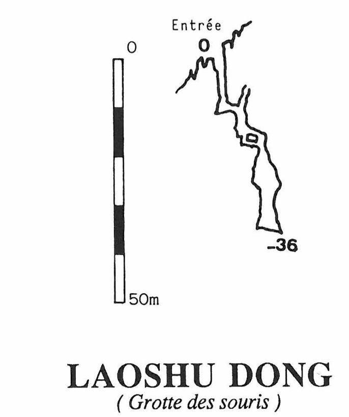 topographie Laoshudong 老鼠洞