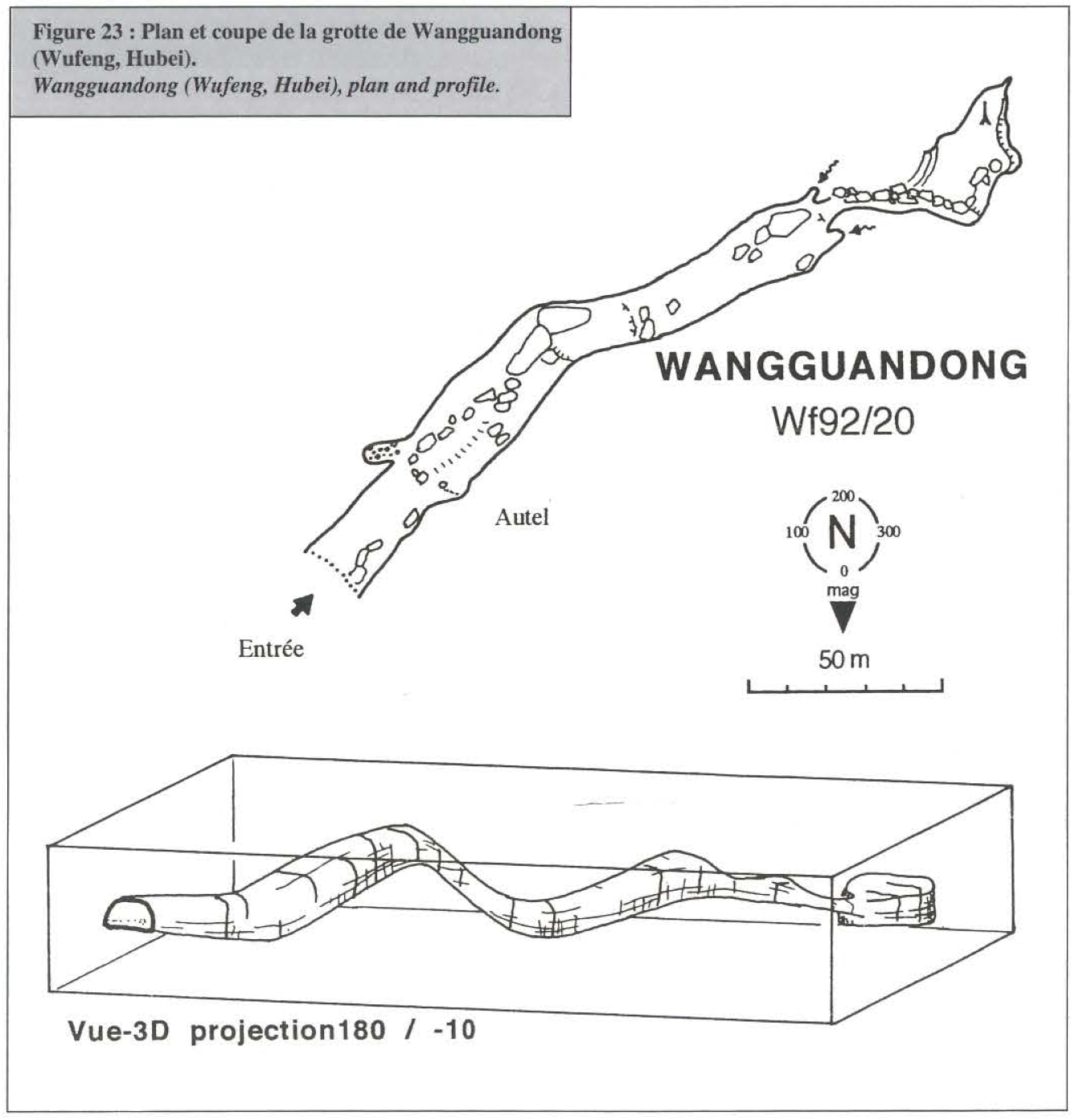topographie Wanguandong 王冠洞