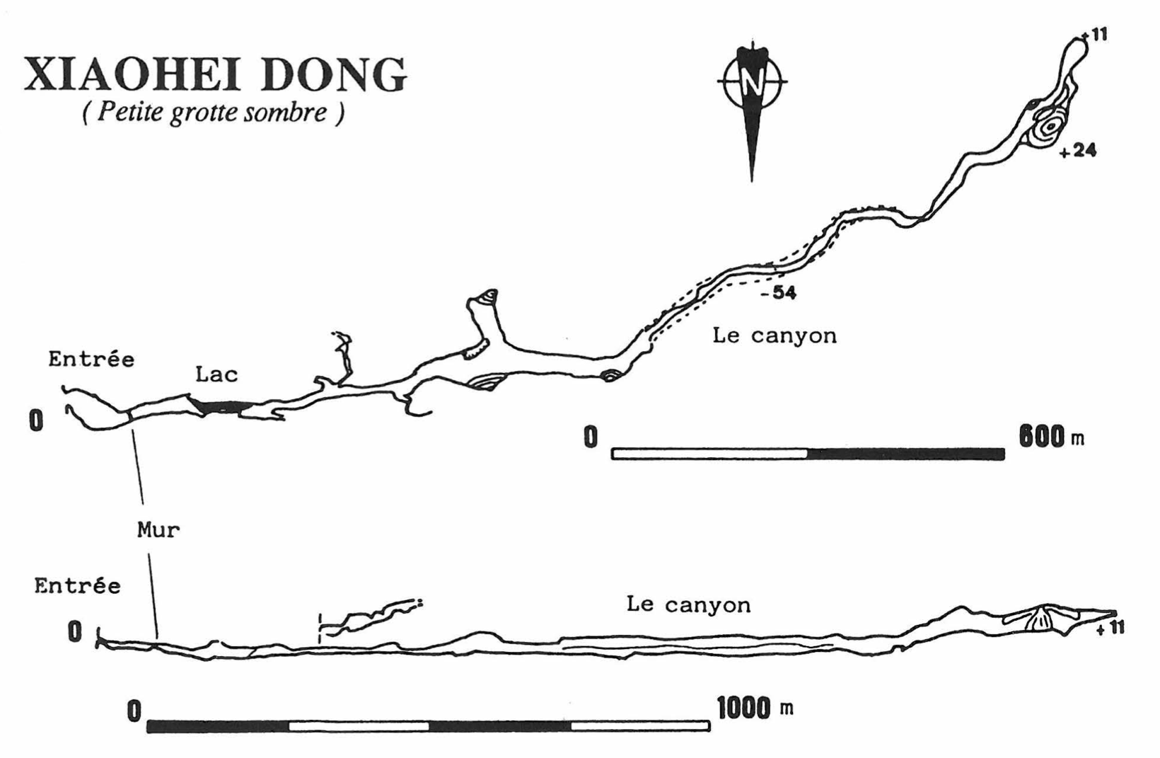 topographie Xiaoheidong 小黑洞