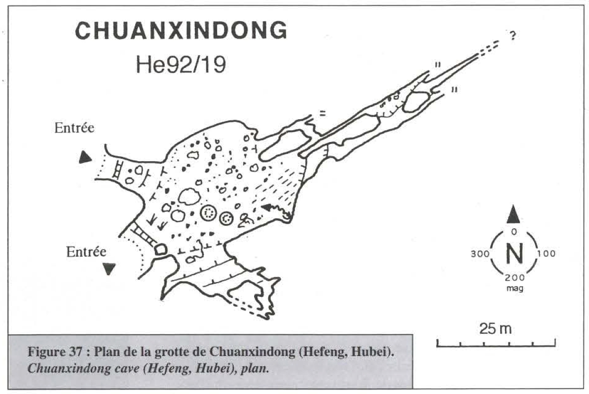 topographie Chuanxindong 穿心洞