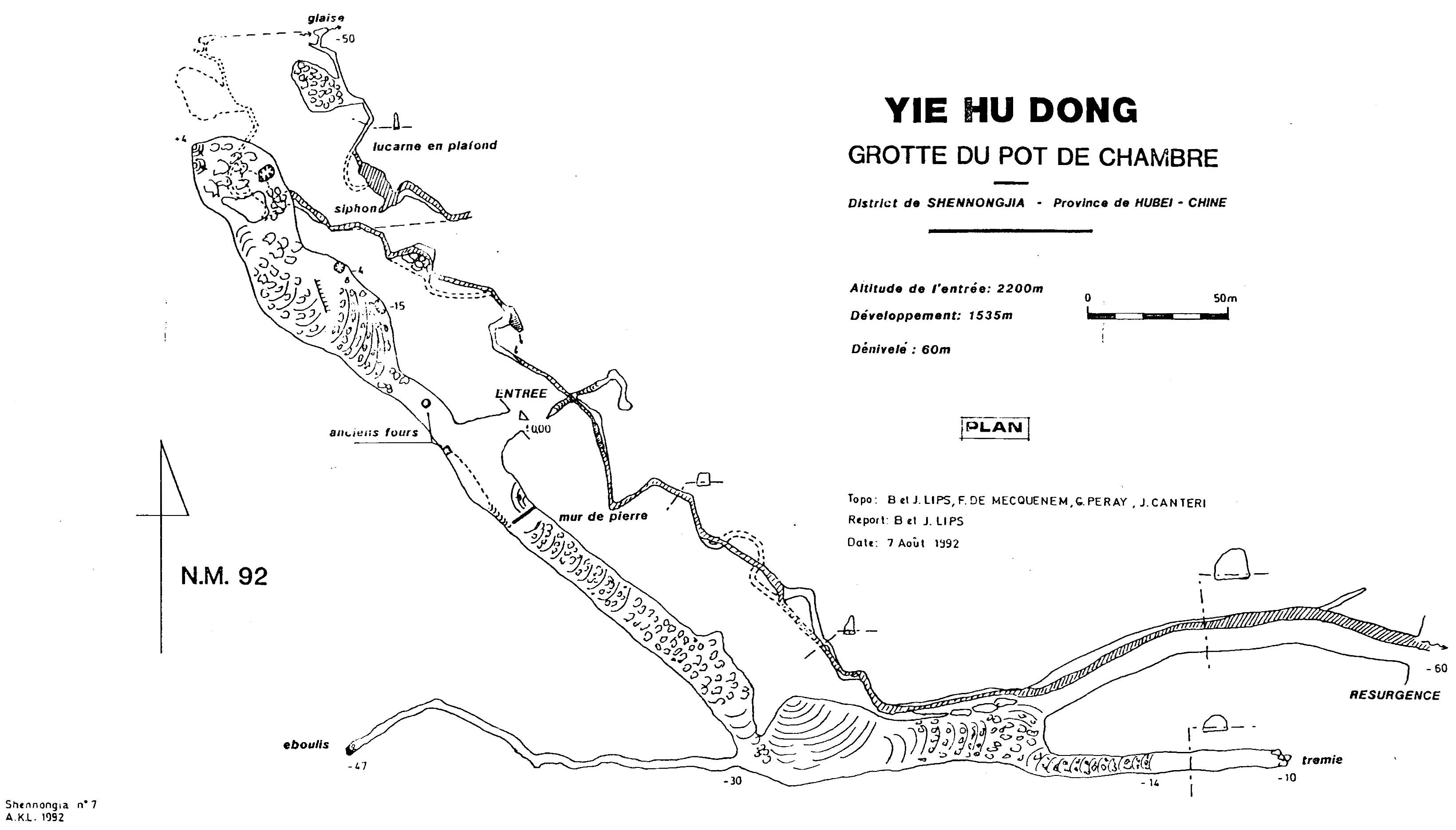 topographie Yiehudong 洞