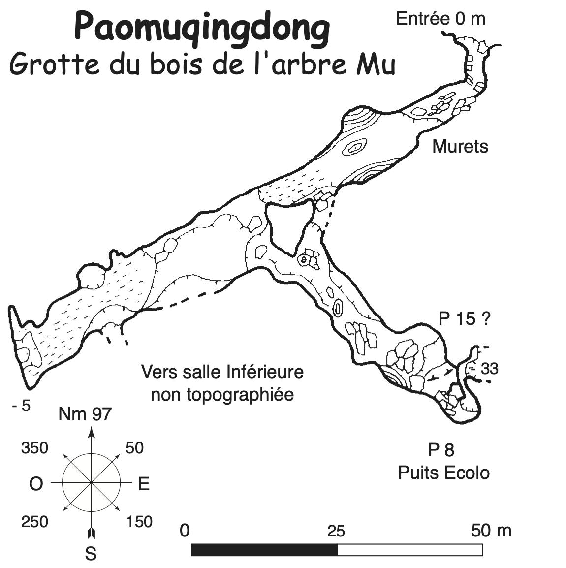 topographie Paomuqingdong 洞
