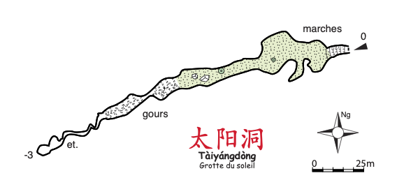 topographie Taiyangdong 太阳洞