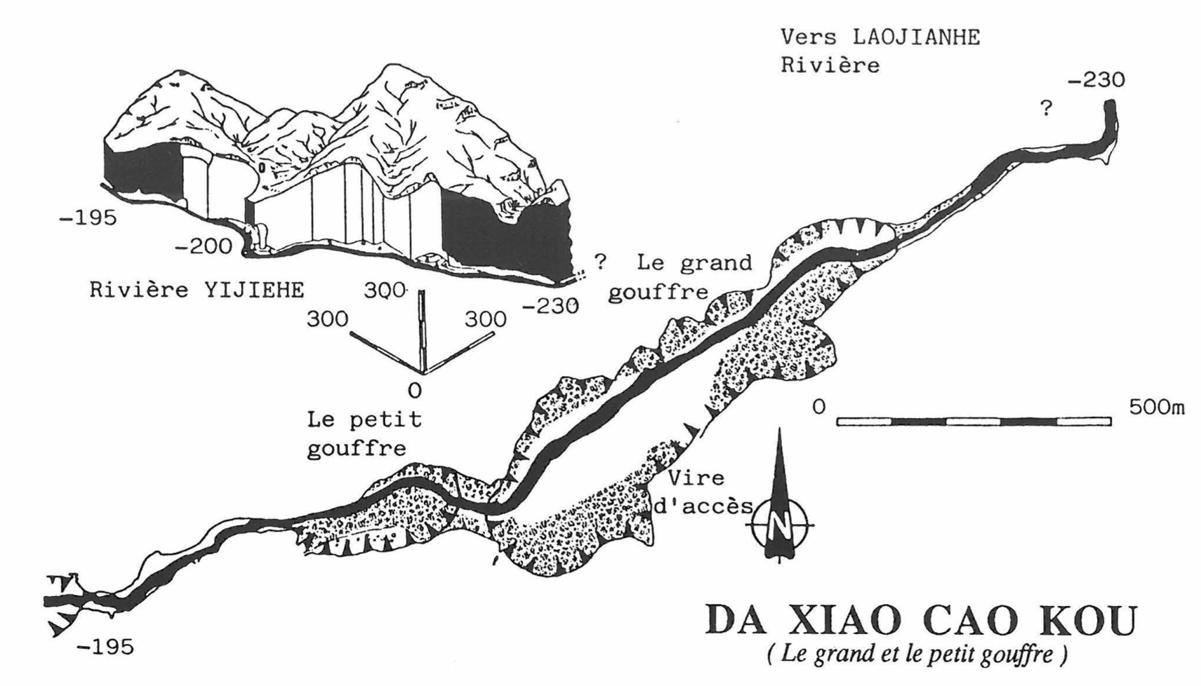 topographie Daxiaocaokou 大小槽口