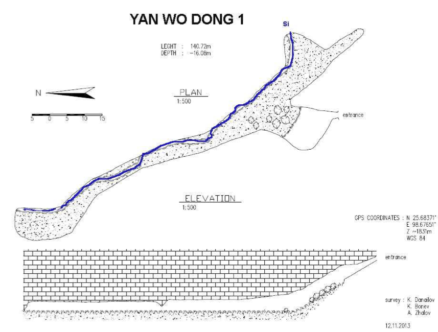 topographie Yanwodong 1 