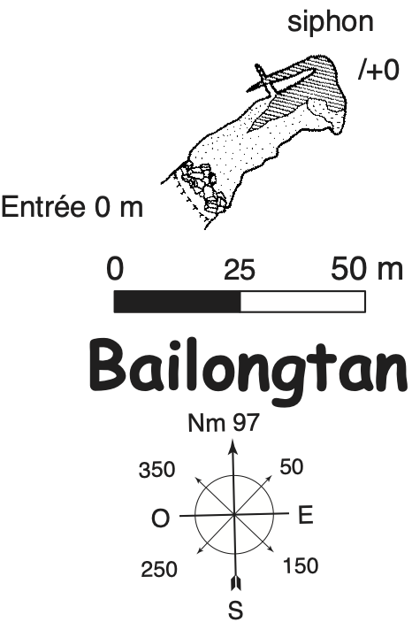 topographie Bailongtan 