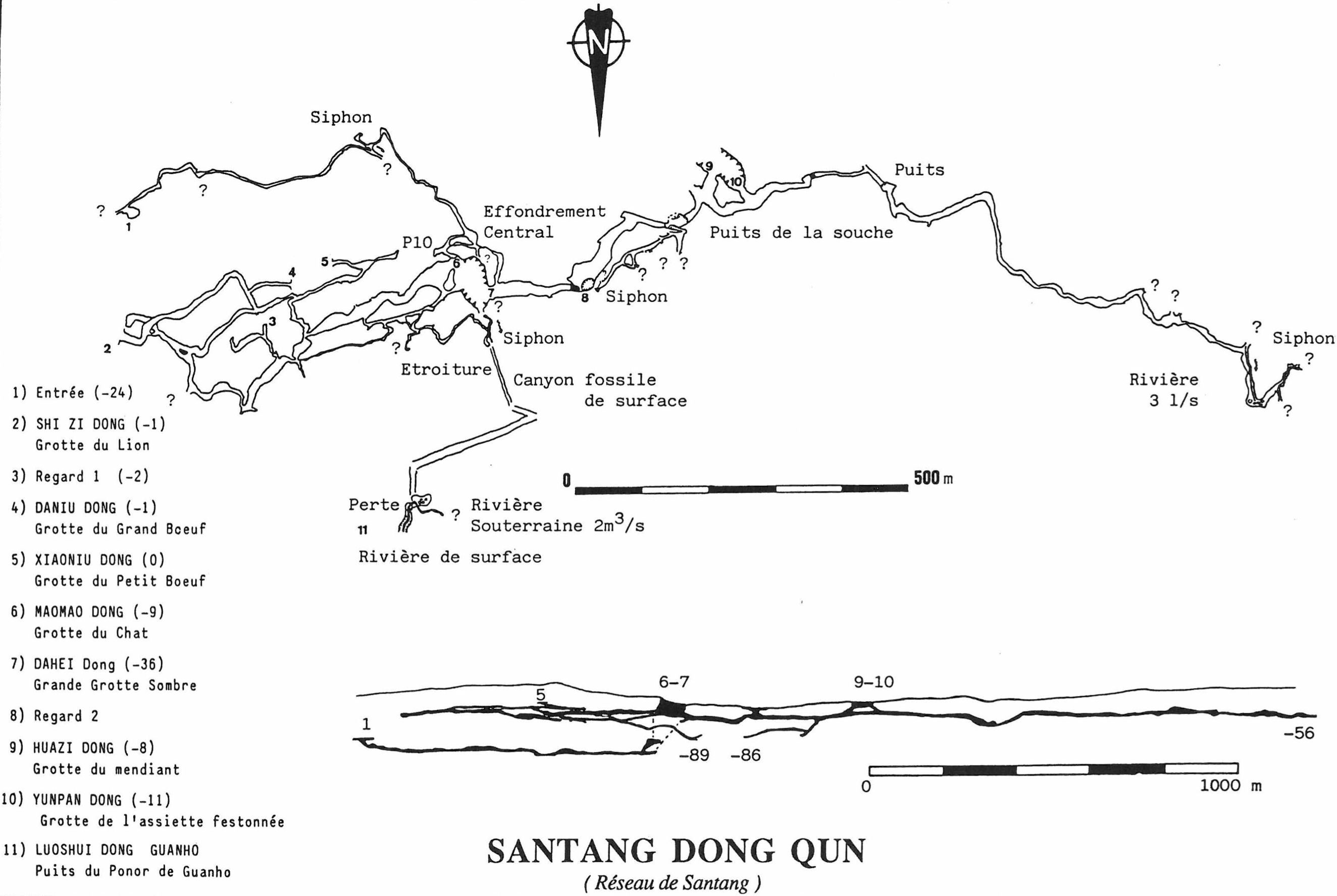 topographie Santangdongqun 三塘洞