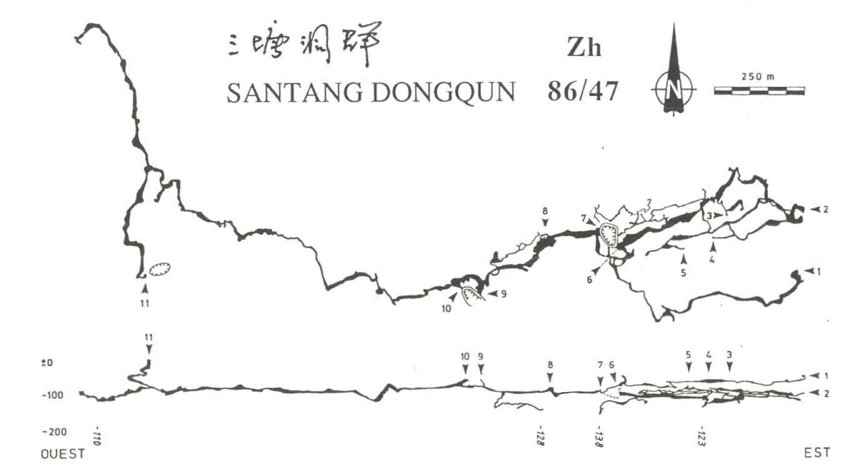 topographie Santangdongqun 三塘洞