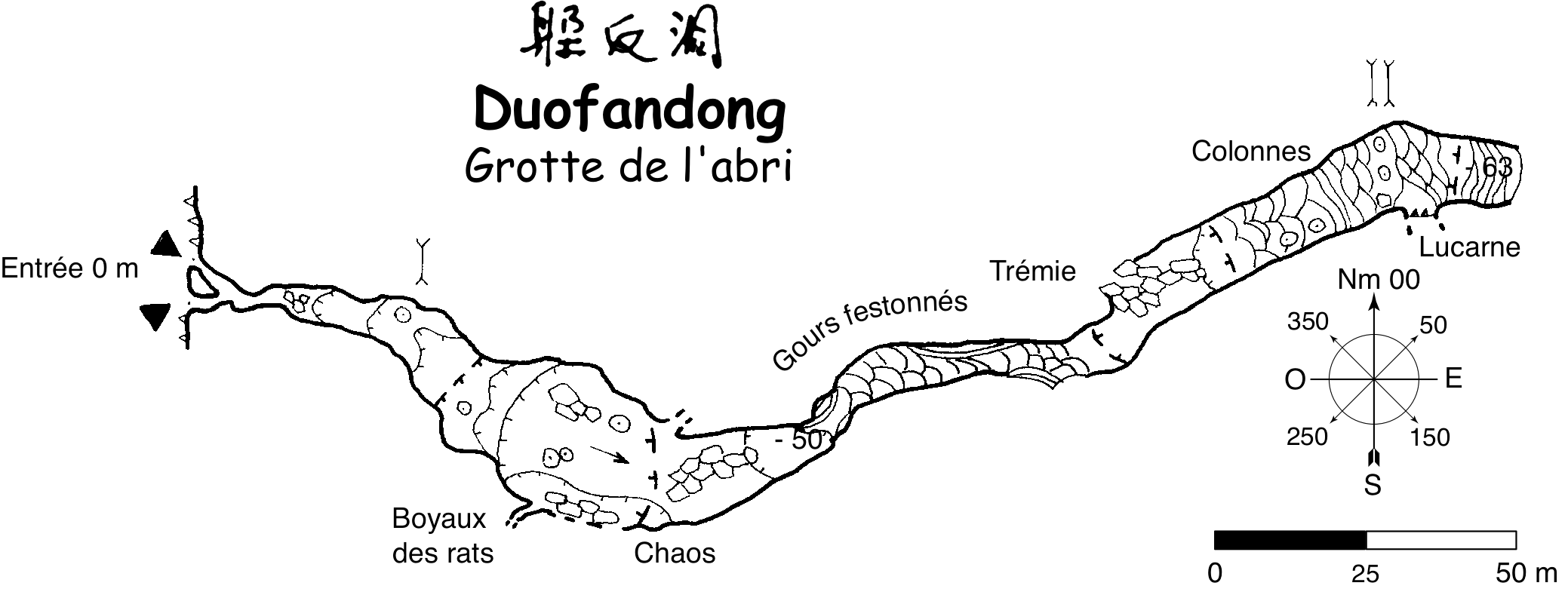topographie Duofandong 洞