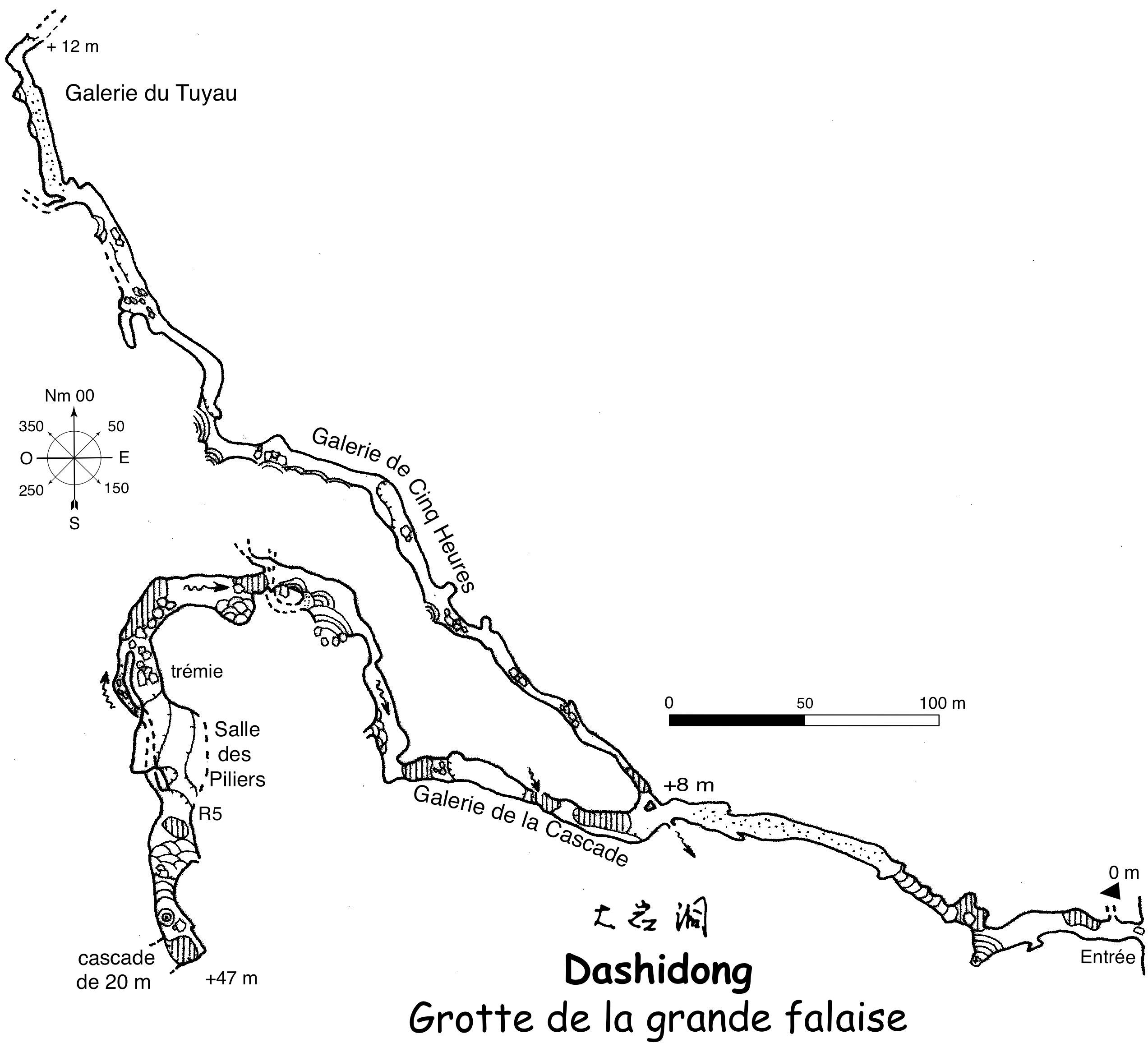 topographie Dashidong 大石洞