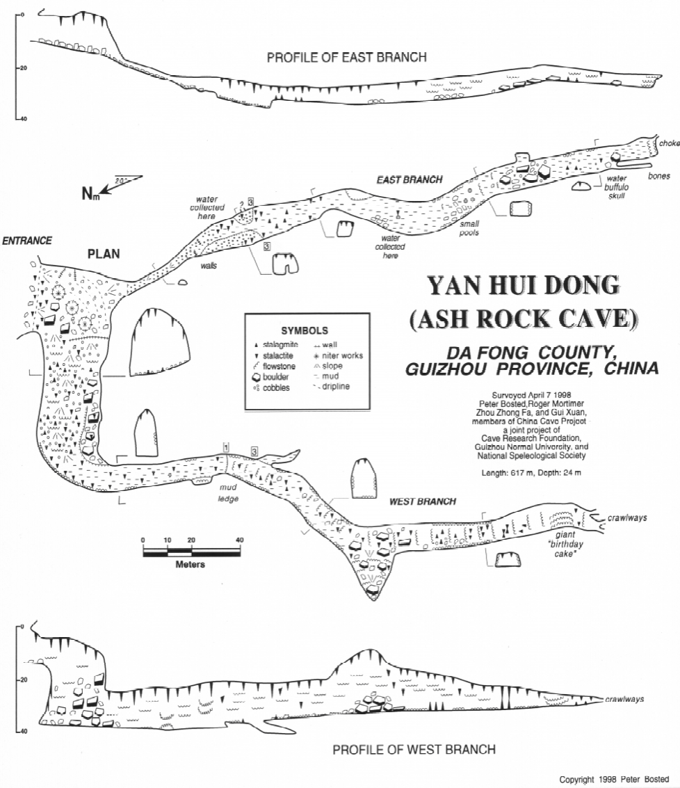 topographie Yanhuidong 洞