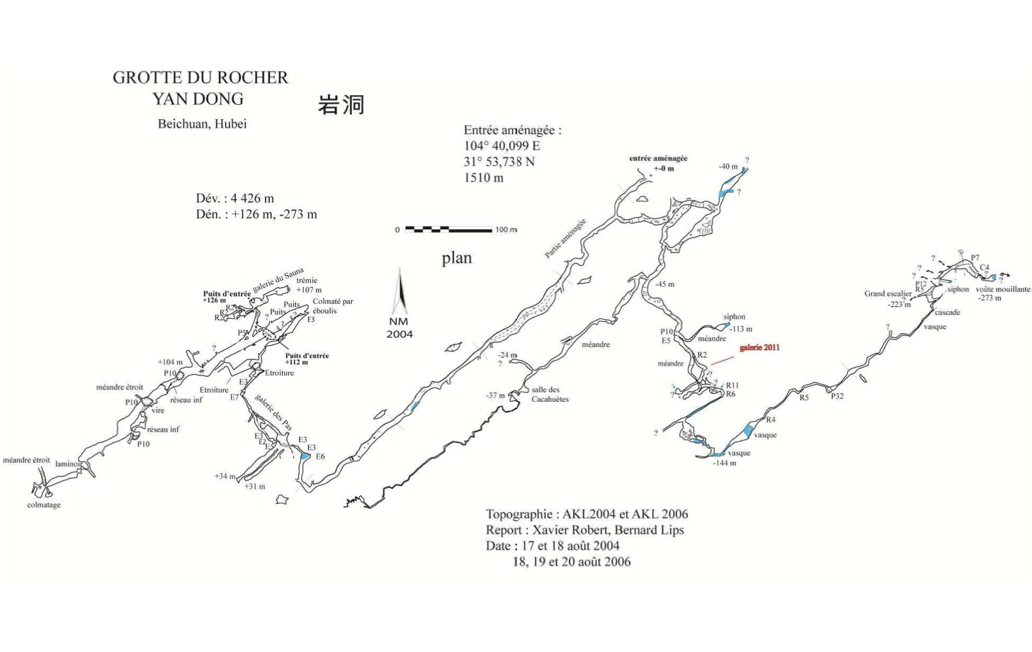 topographie Yandong 