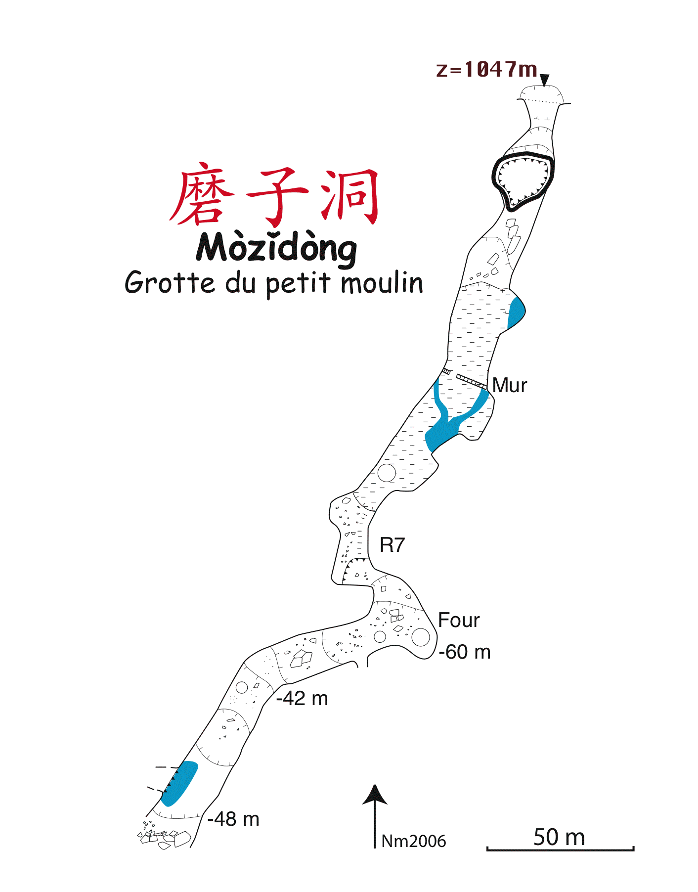 topographie Mozidong 磨子洞