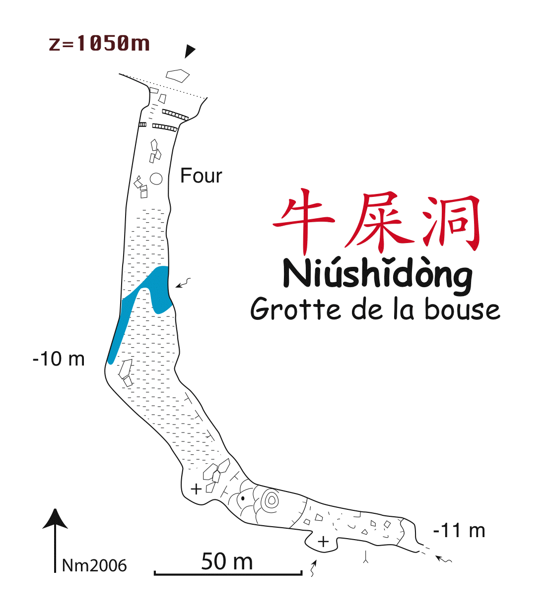 topographie Niushidong 牛屎洞