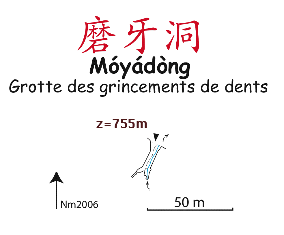 topographie Moyadong 磨牙洞