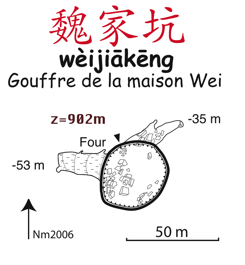 topographie Weijiakeng 魏家坑