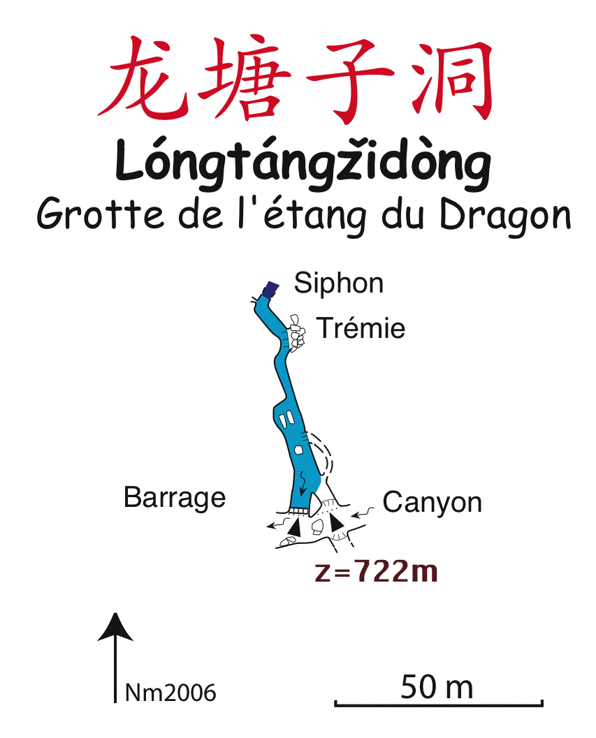 topographie Longtangzidong 龙塘子洞