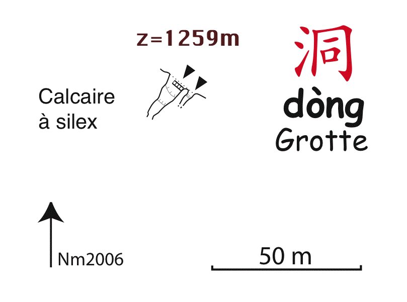 topographie Dong 3 洞3