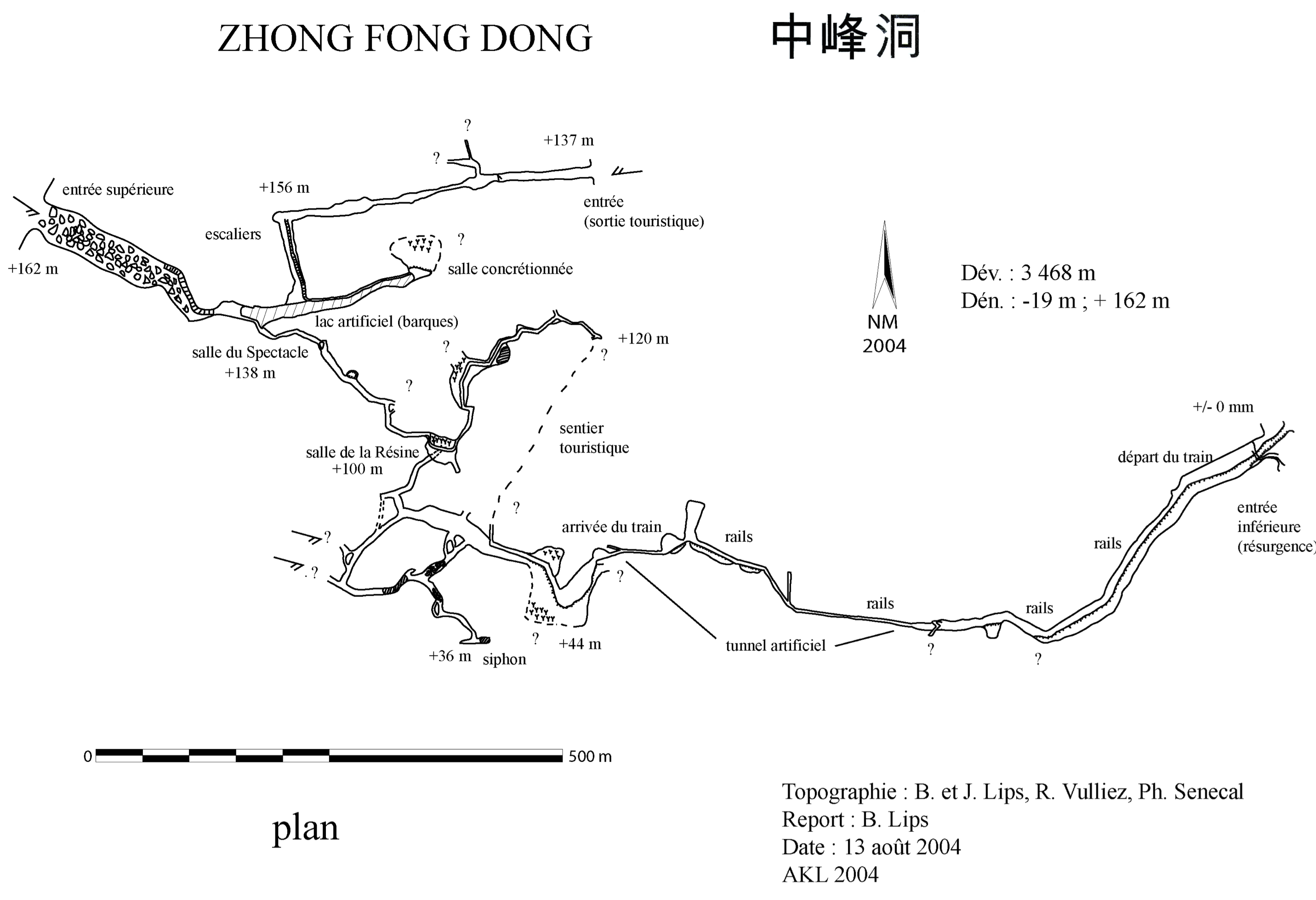 topographie Zhongfongdong 