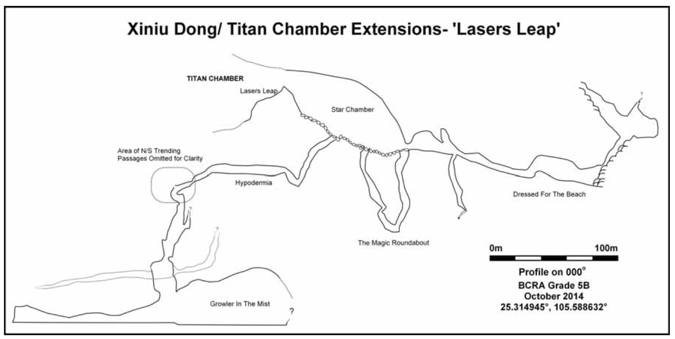 topographie Xiniudong 犀牛洞