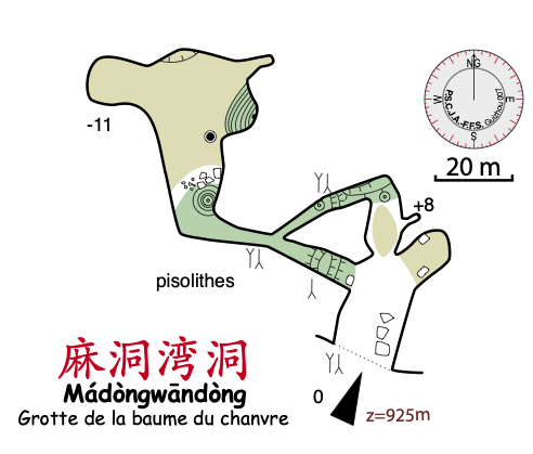 topographie Madongwandong 麻洞湾洞