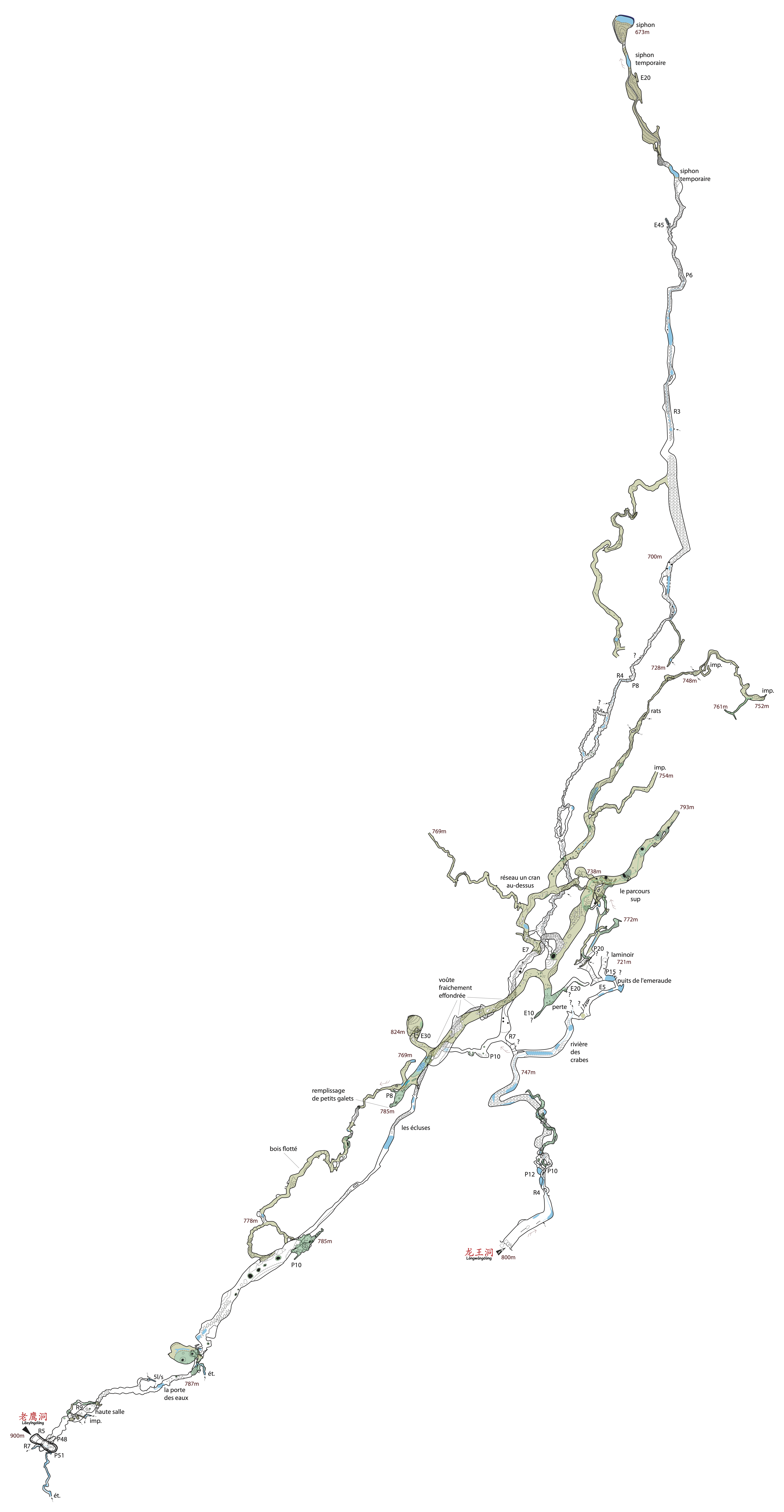 topographie Laoyingdong 老鹰洞