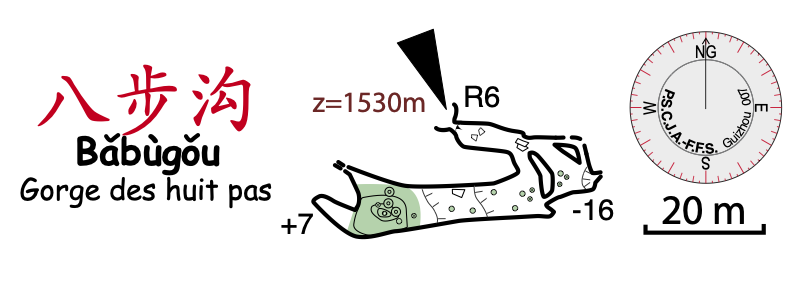 topographie Babugou 八步沟