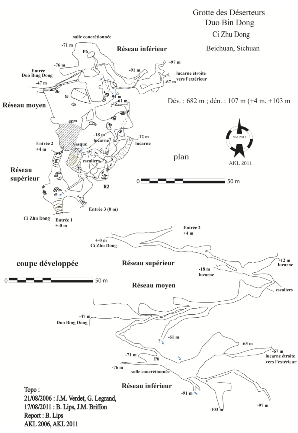 topographie Duobindong 躲兵洞