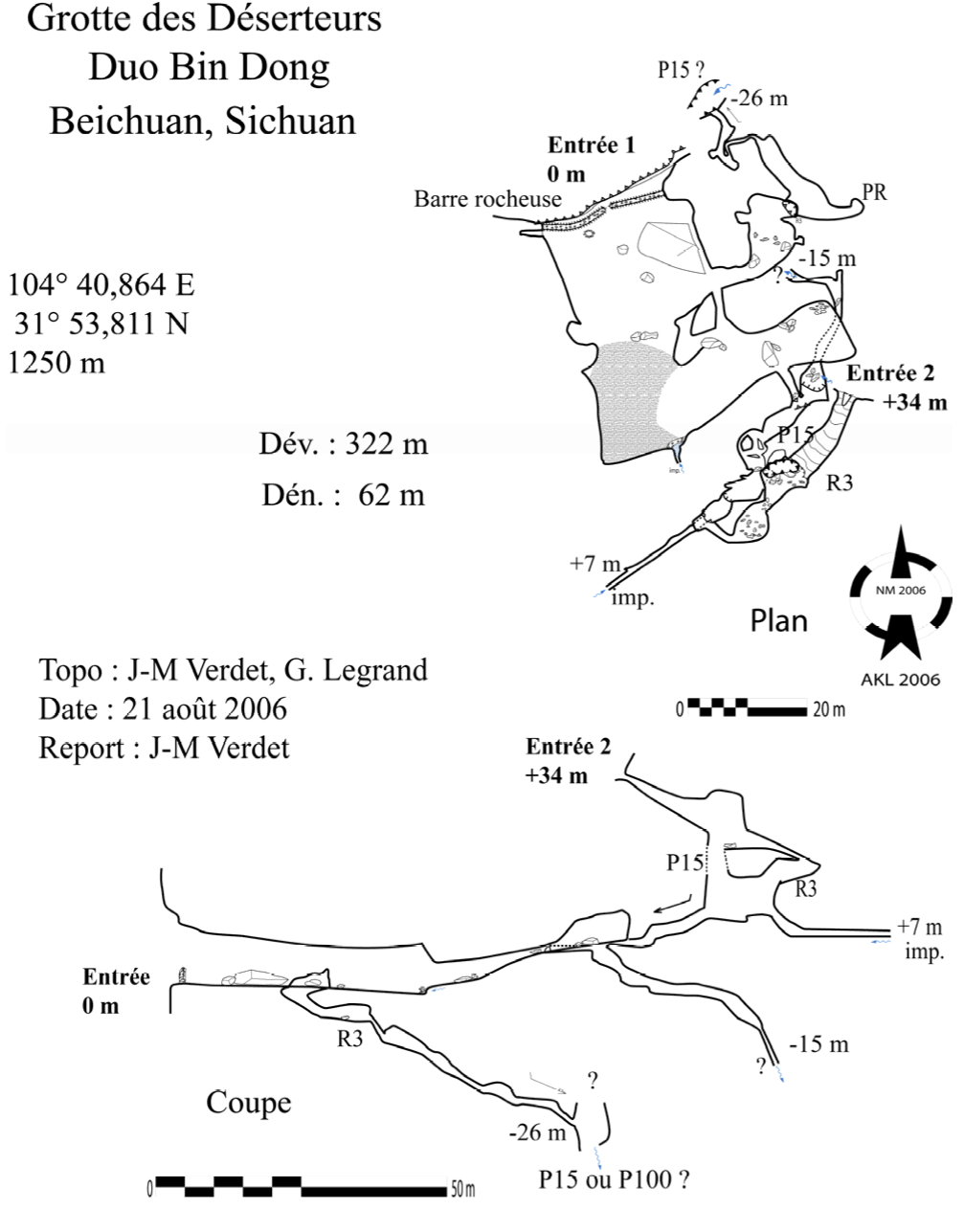 topographie Duobindong 躲兵洞