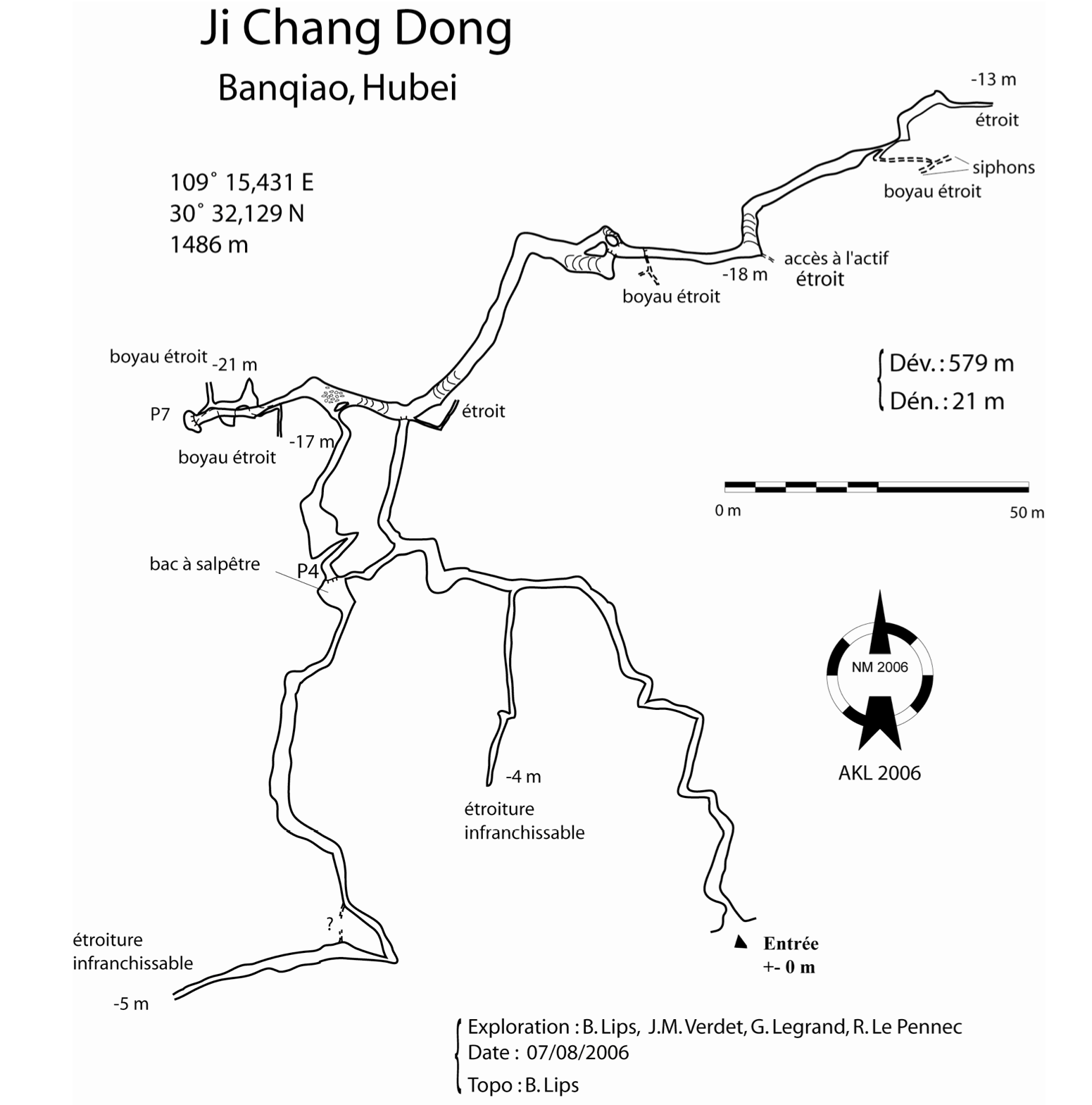 topographie Grotte des intestins du poulet 鸡肠洞