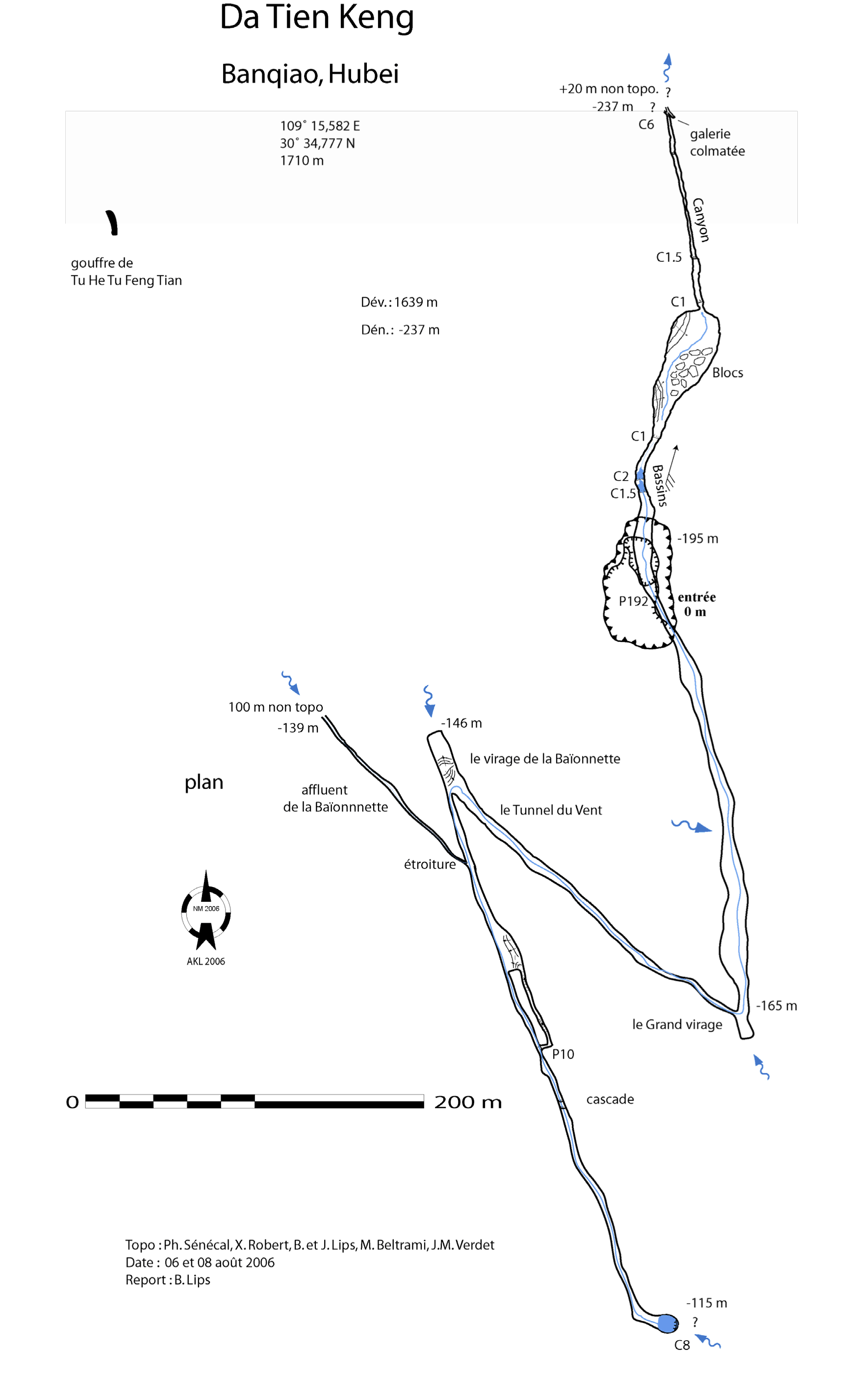 topographie Datiankeng 大天坑