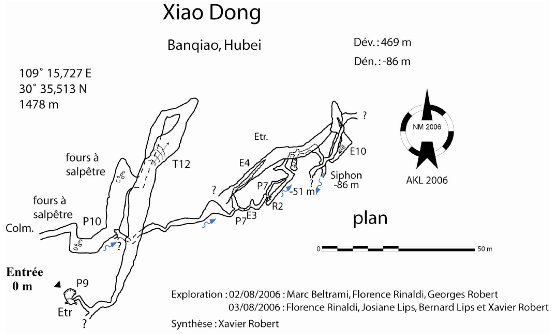 topographie Xiaodong 