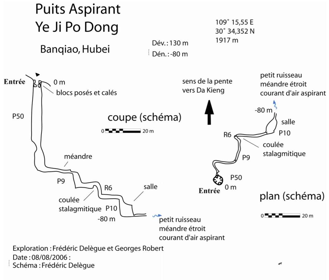 topographie Xirutiankeng 吸 入 天 坑