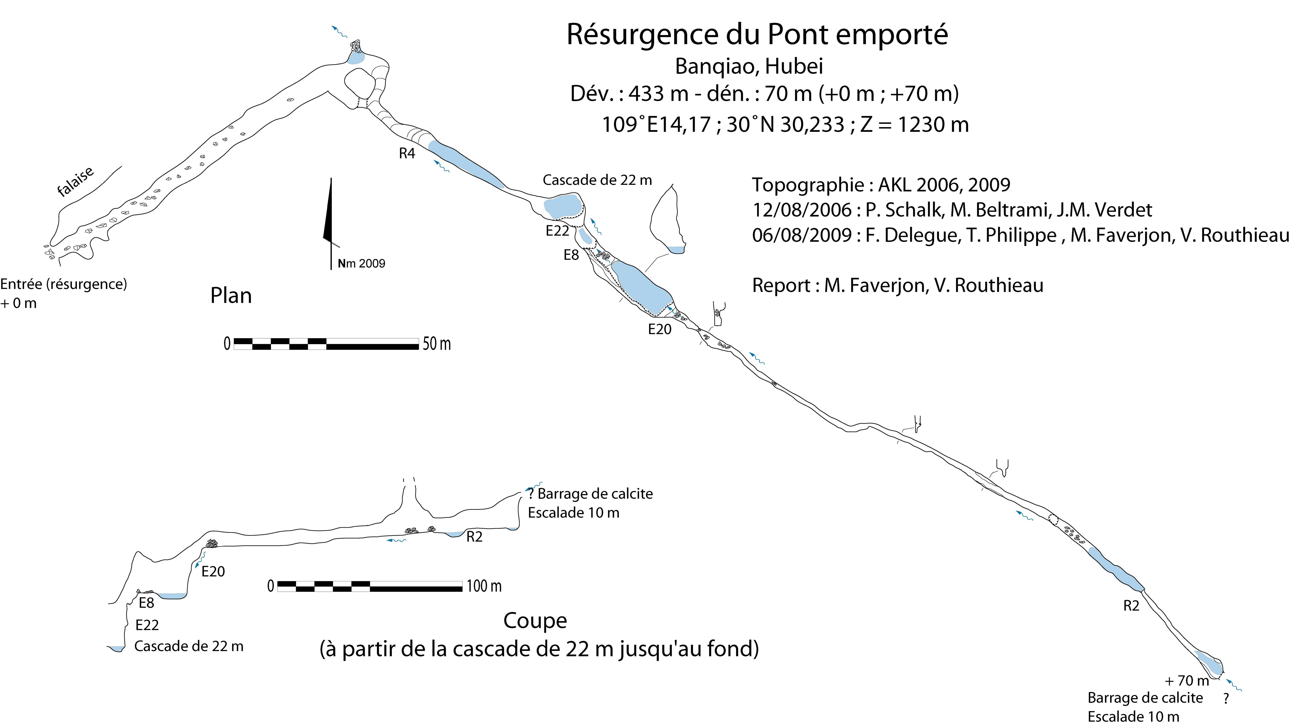 topographie Résurgence du Pont Emporté 