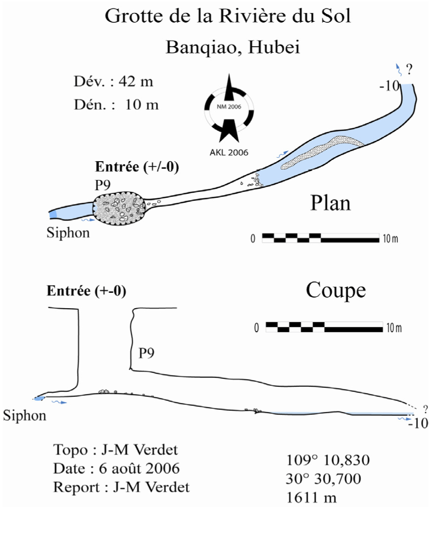 topographie Grotte De La rivière Du Sol 