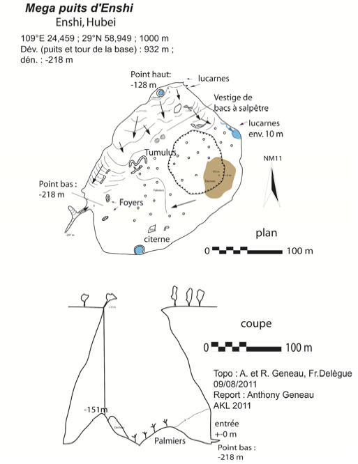 topographie Gouffre du salpêtre 