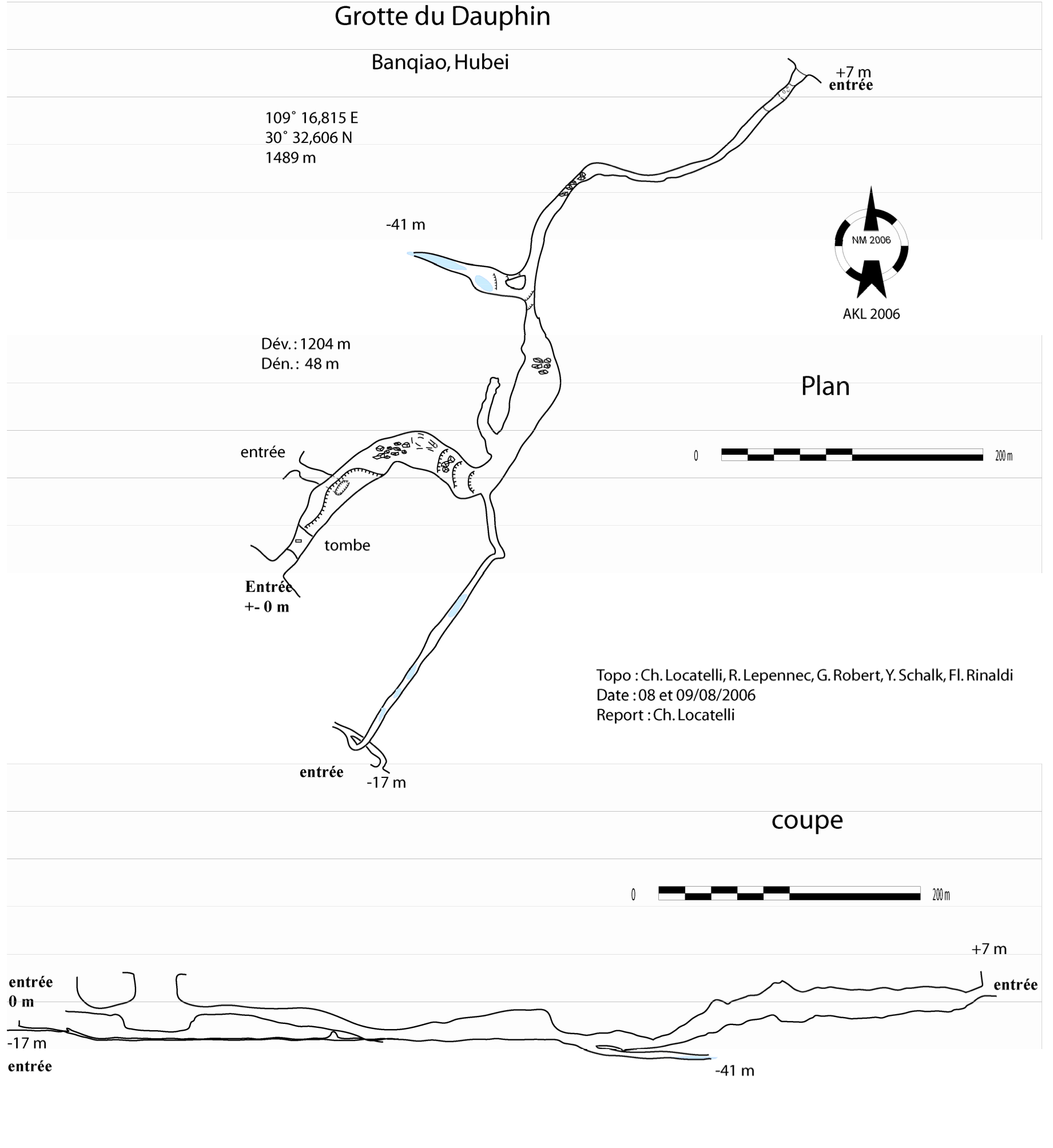 topographie Grotte du Dauphin 