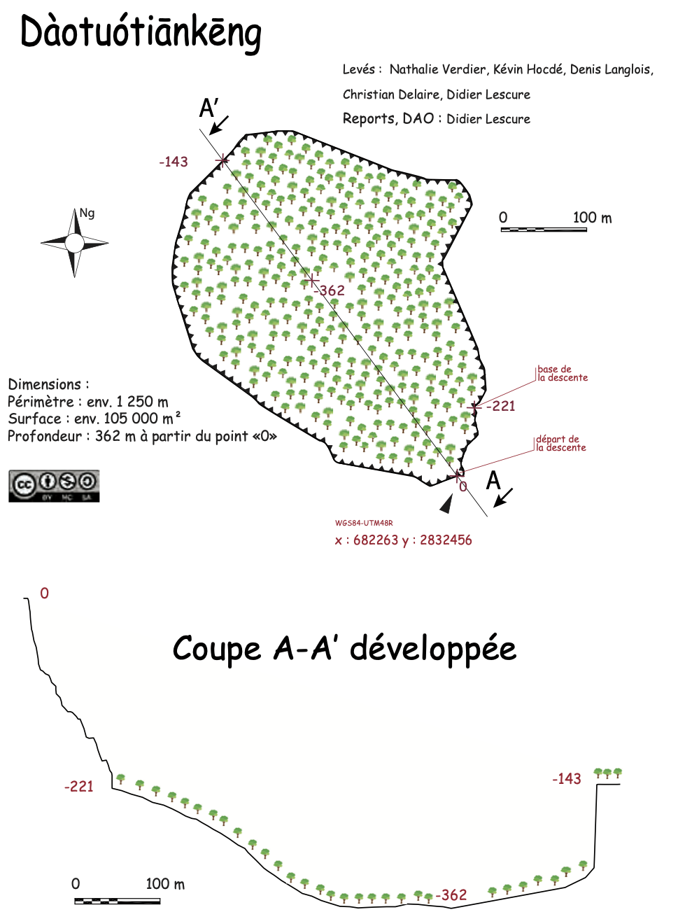 topographie Daotuo 道佗