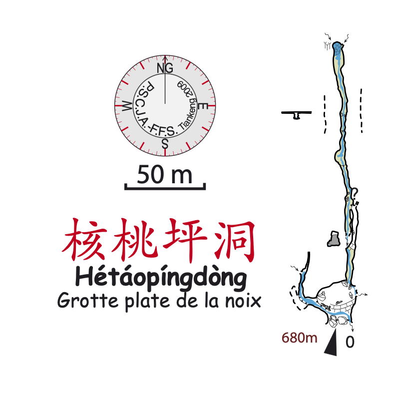 topographie Hetaopingdong 核桃坪