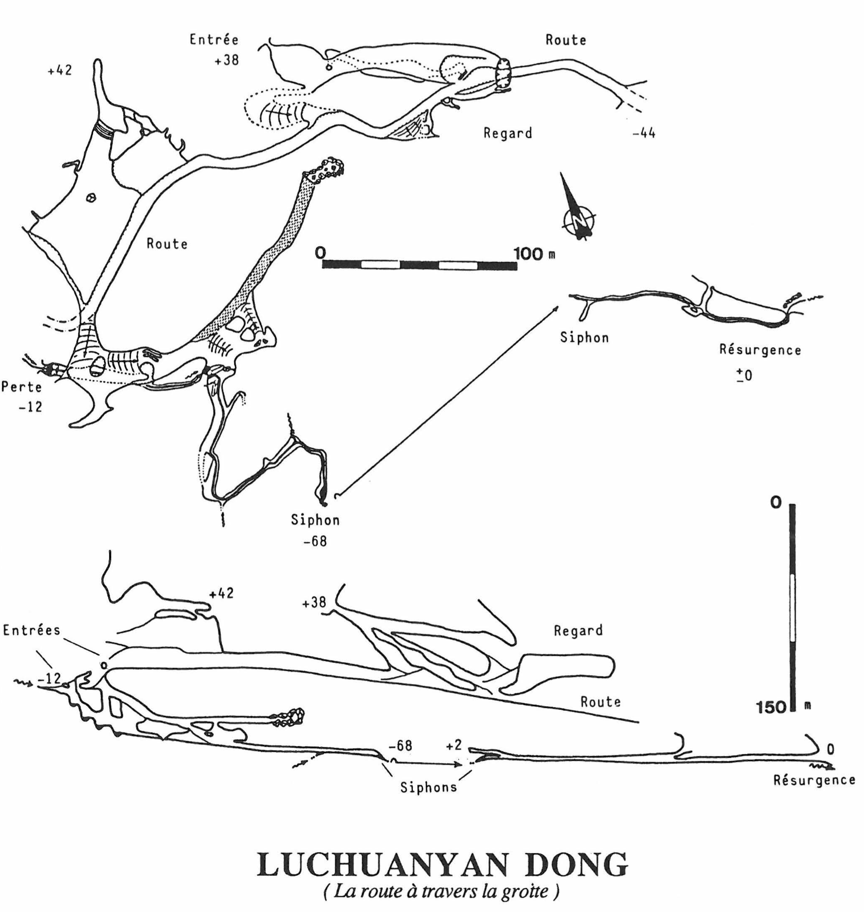topographie Luchuanyandong 路穿岩洞