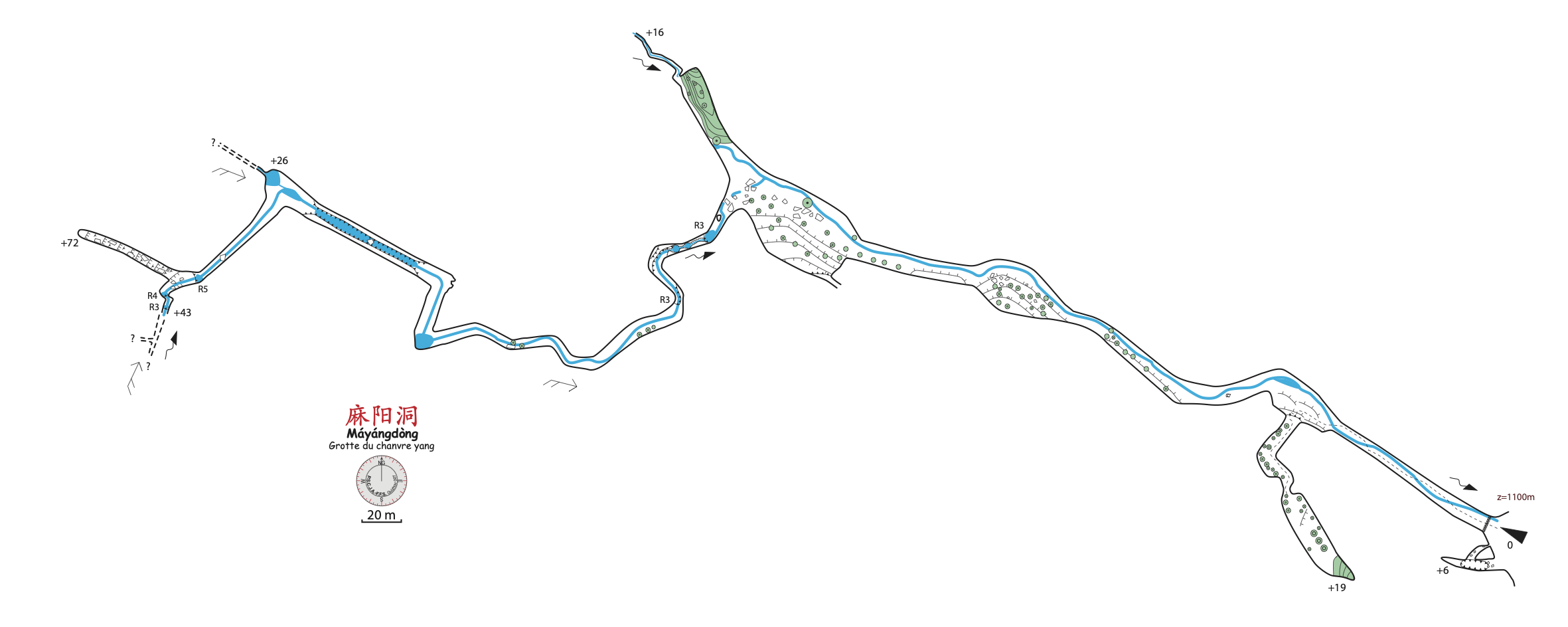 topographie Mayangdong 麻阳洞