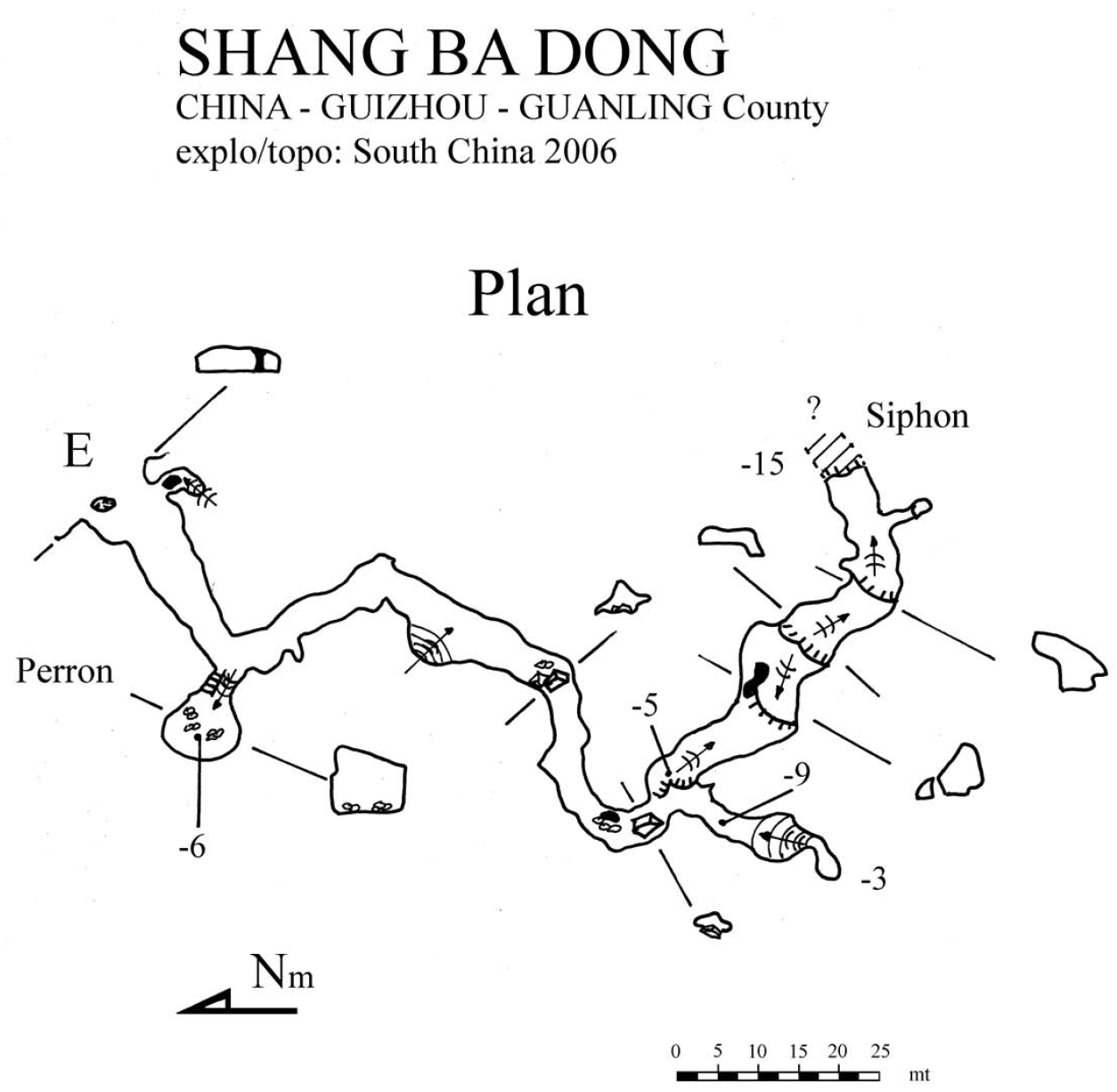 topographie Shangbadong 
