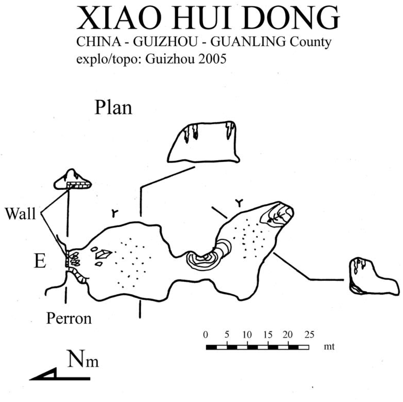 topographie Xiaohuidong 