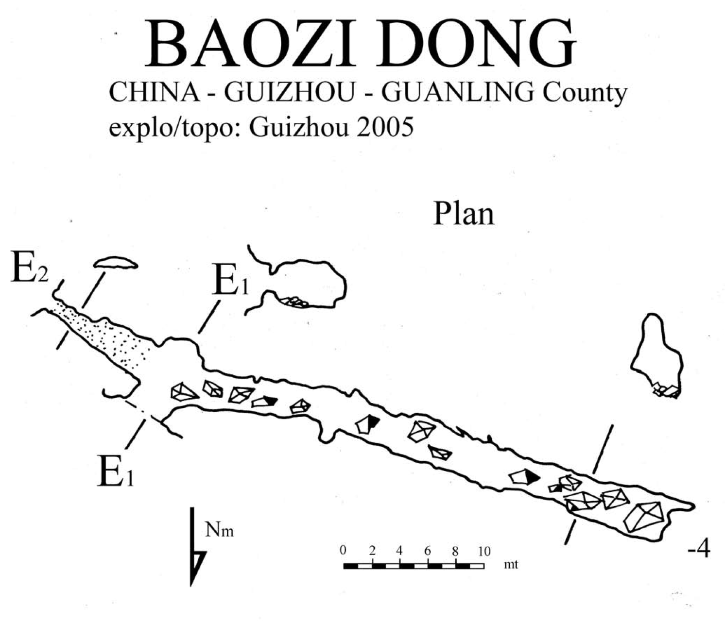 topographie Baozidong 豹子洞