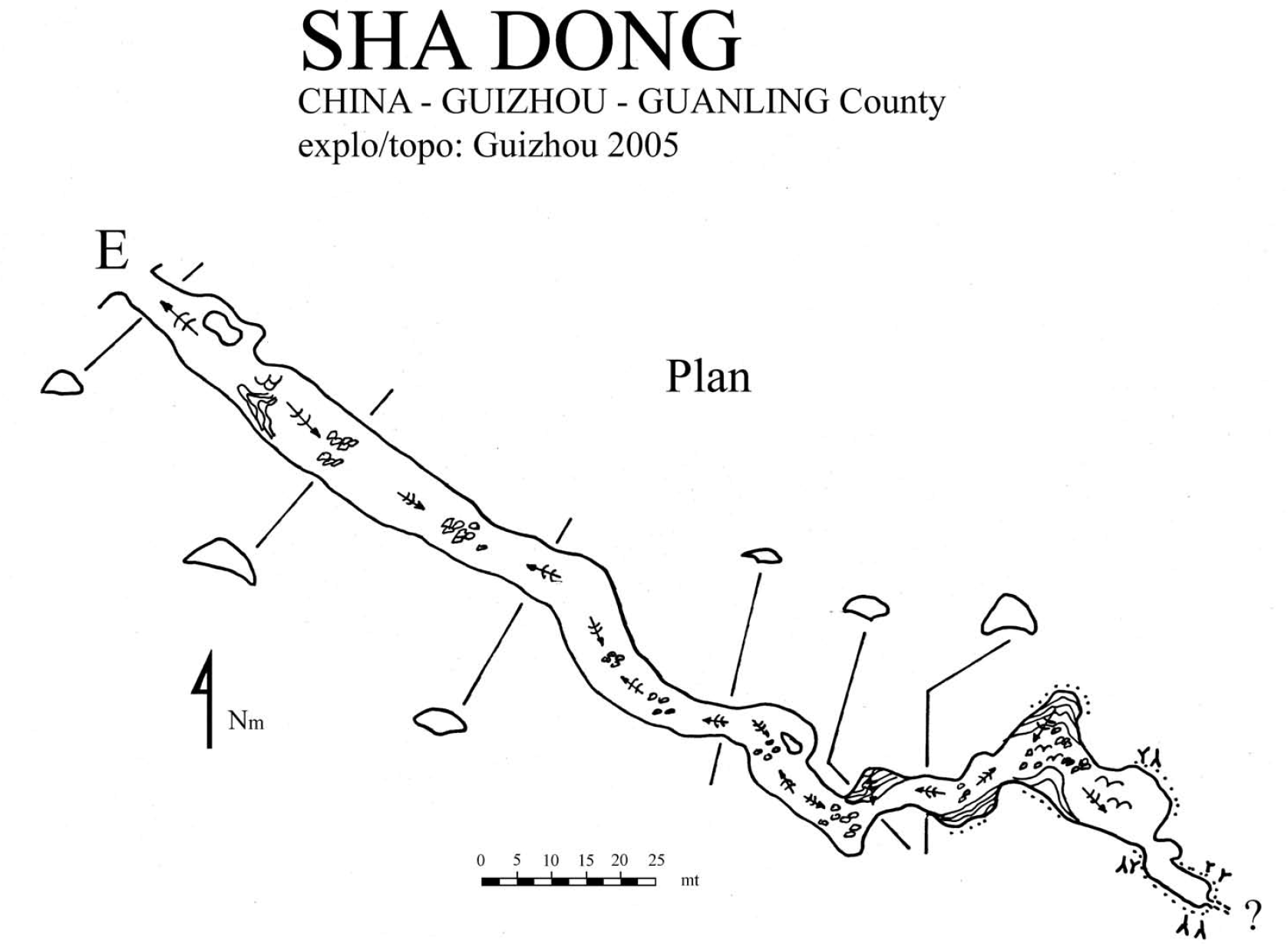 topographie Shadong 沙洞