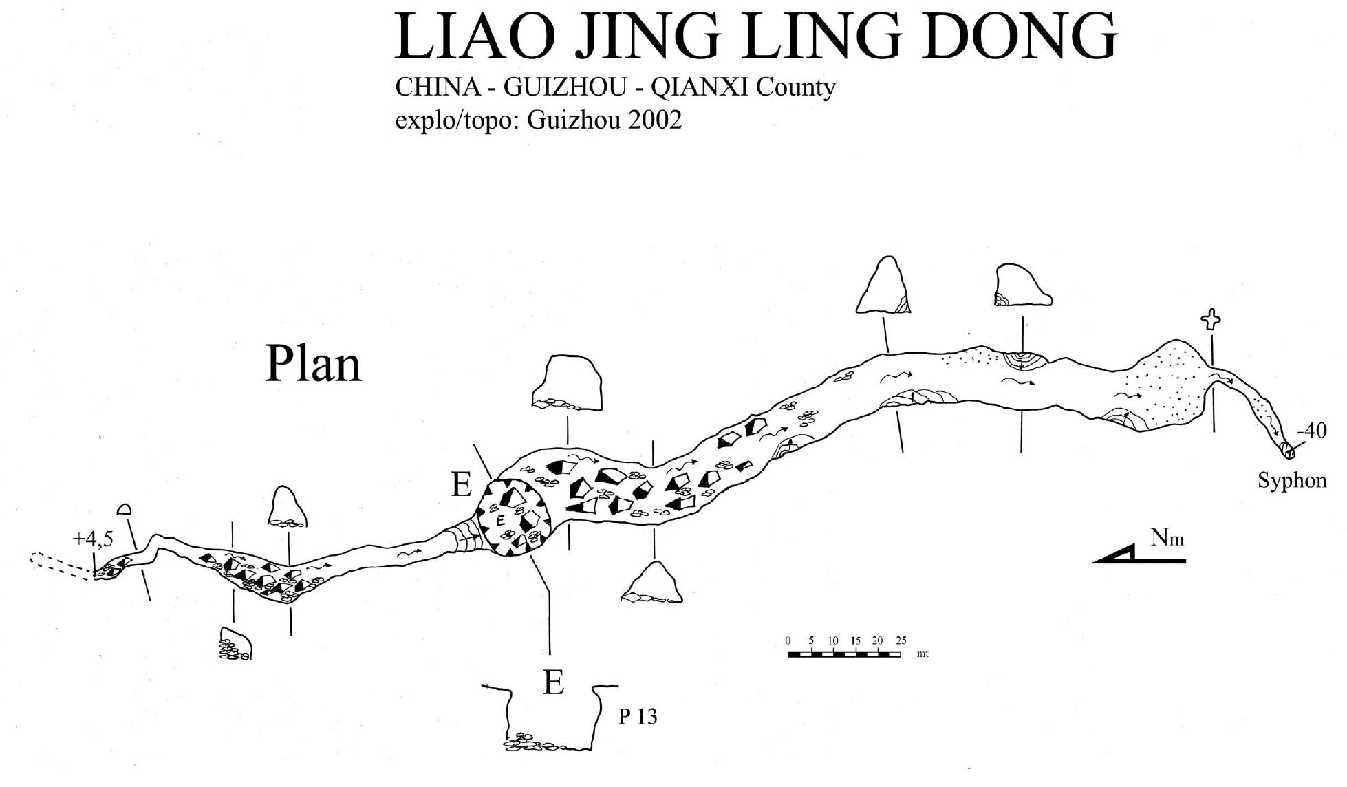 topographie Liaojinglingdong 