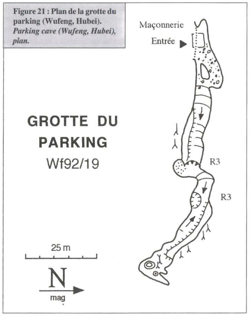topographie Grotte Du Parking 