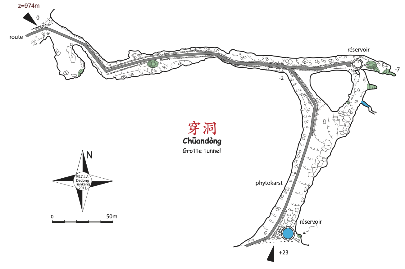 topographie Chuandong 穿洞