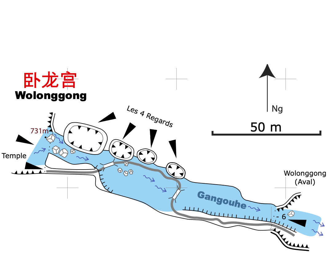topographie Wolonggong 卧龙宫